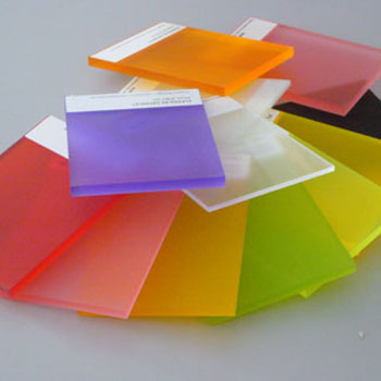 plaque plexiglas colorée